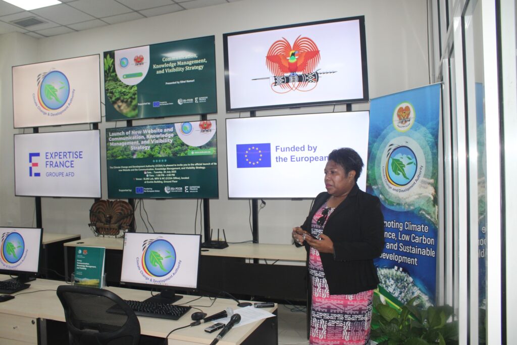 CCDA launches New Website and Communication, Knowledge Management, and Visibility Strategy to Enhance Climate Action in PNG